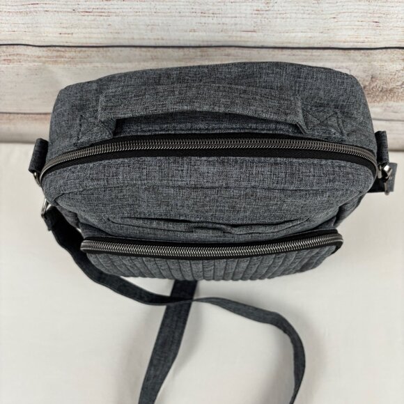 Lug Ranger Quilted Arrow Gray Crossbody Textured Cloth Design - Picture 4 of 11